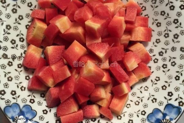 咖喱牛肉水果饭的做法图解2