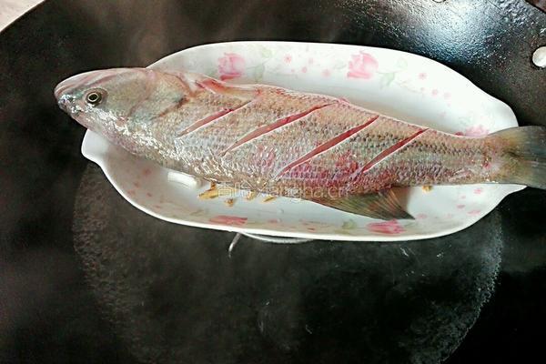 青蒸鲈鱼的做法图解4