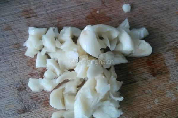 花菜炒大虾的做法图解4