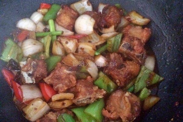 干锅香辣排骨的做法图解12