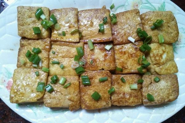 酱汁葱花豆腐的做法图解10