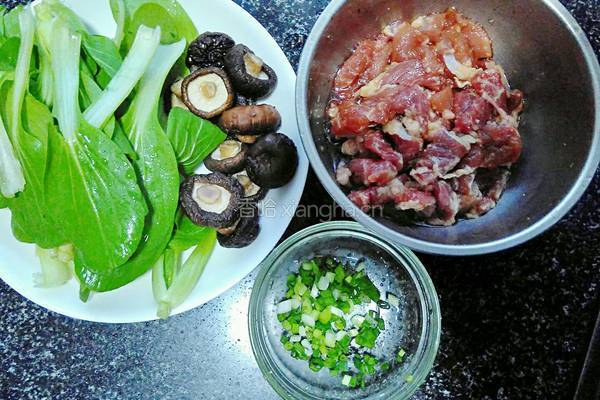 肉片河粉的做法图解2