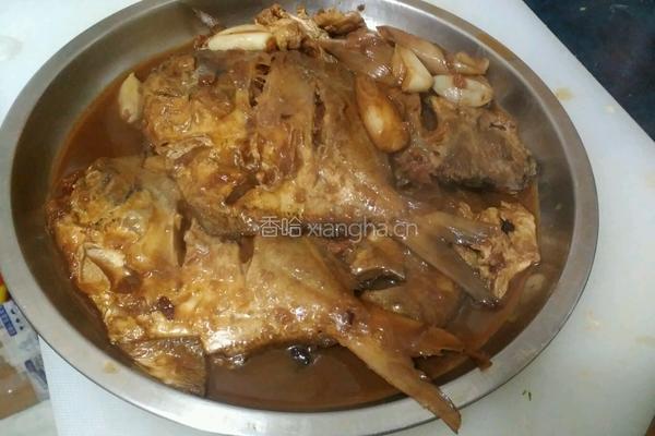 家常烧鲳鱼的做法图解8
