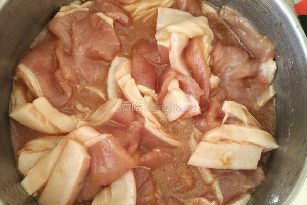 松蘑炒肉的做法图解4