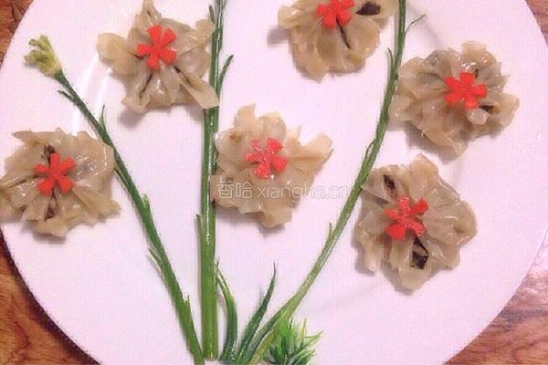 花朵蒸饺