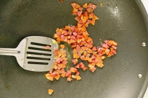 五彩炒饭的做法图解7