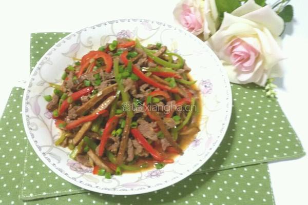 五香豆干炒牛肉
