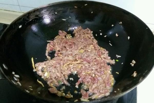 五香豆干炒牛肉的做法图解4