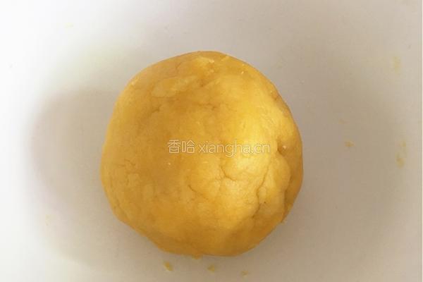 椰香南瓜派的做法图解3