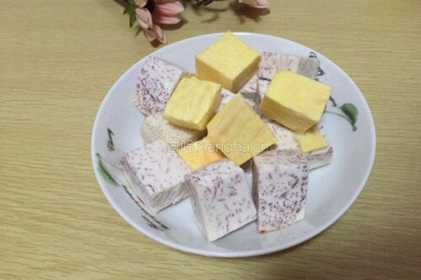 金玉满堂 （糕烧番薯芋头）的做法图解2