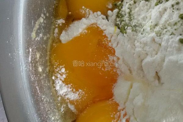 抹茶曲奇的做法图解4