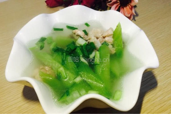 青瓜小葱龙骨汤的做法图解5