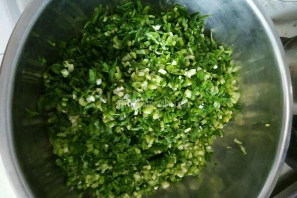 烧麦（韭菜肉）的做法图解3