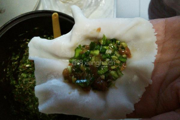 烧麦（韭菜肉）的做法图解5