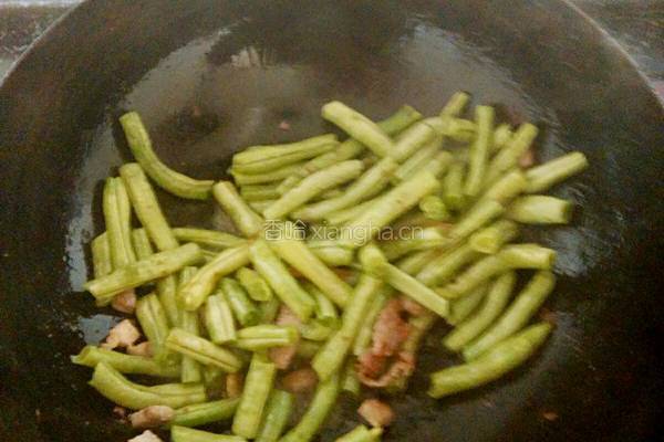 肉炒豆角的做法图解3