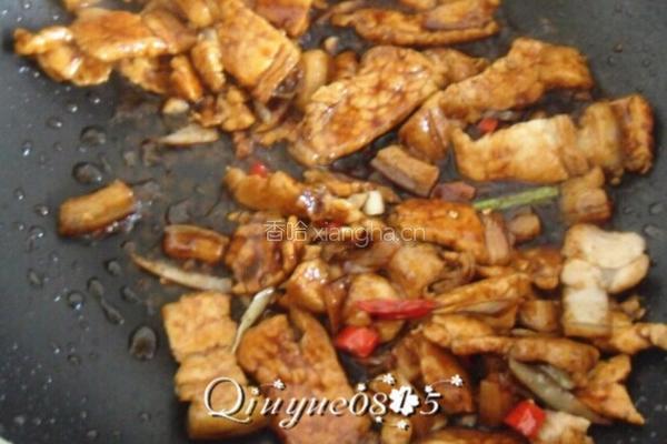 肉炒蒜苔木耳的做法图解6