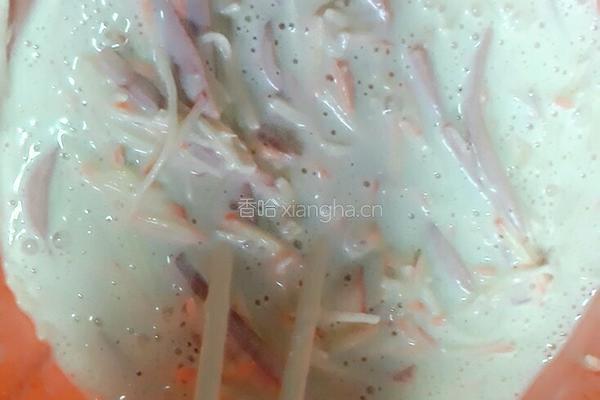 土豆胡萝卜火腿饼的做法图解5