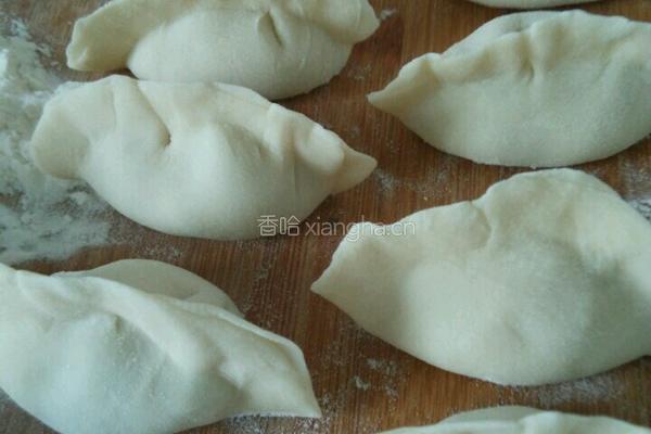 韭菜鸡肉馅饺子的做法图解5