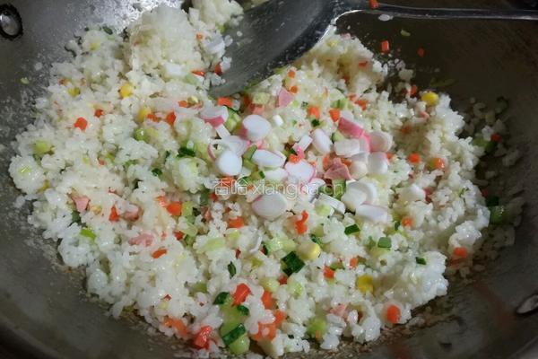 花式炒饭的做法图解7