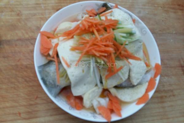 蒸鲳鱼北豆腐的做法图解7