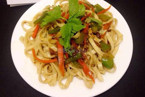 黄豆酱拌素面的做法图解7