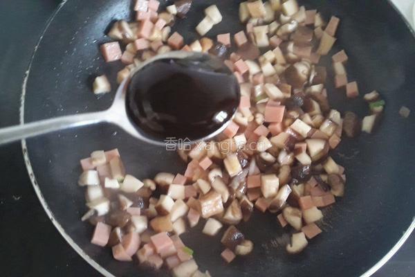 香菇火腿鸡蛋面的做法图解12