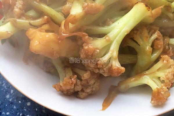 爆炒白菜花的做法图解5