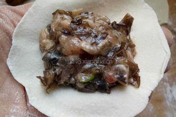 木耳猪肉馅水饺的做法图解18