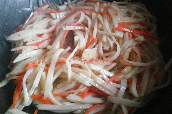 家常土豆丝的做法图解5