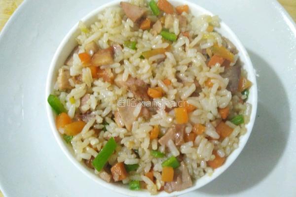 叉烧炒饭的做法图解10