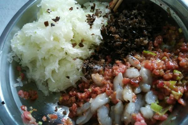 冬瓜虾仁肉水晶的做法图解4