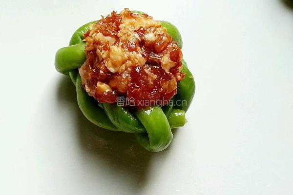 团团圆圆（豇豆酿肉）的做法图解8