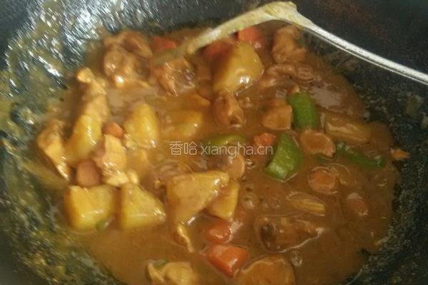 咖喱鸡块的做法图解10