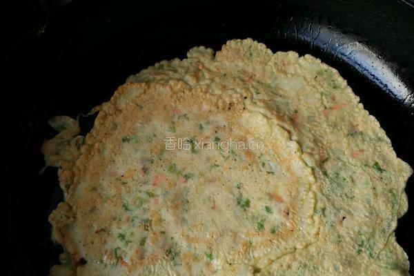 什锦蔬菜鸡蛋饼的做法图解4