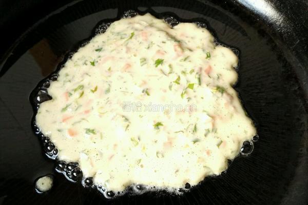 什锦蔬菜鸡蛋饼的做法图解2