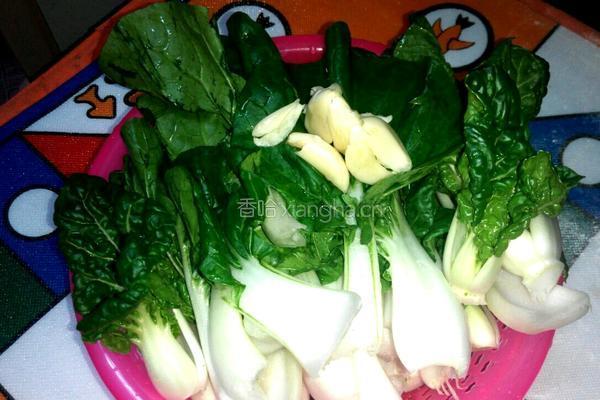 清炒小白菜的做法图解1
