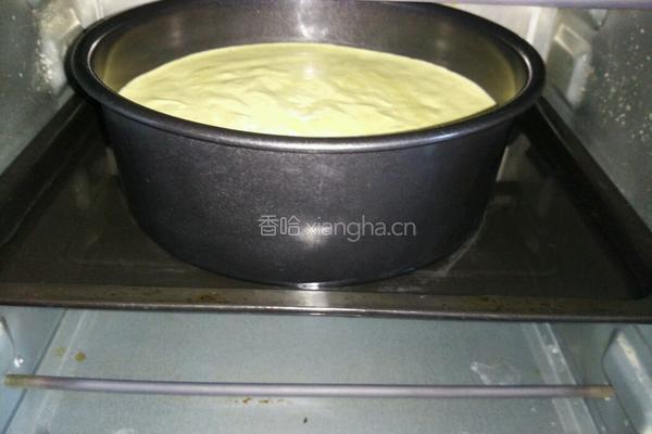 抹茶可可戚风蛋糕（水浴法）的做法图解11