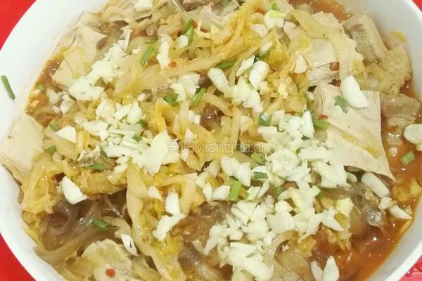学做东北菜猪肉炖冻豆腐酸菜的做法图解8