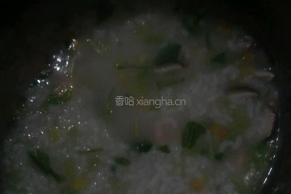 芹菜虾仁粥的做法图解5