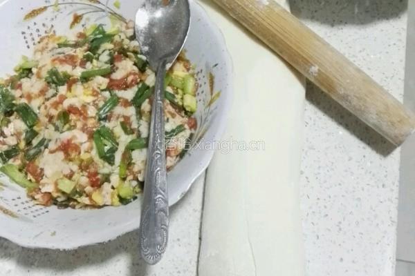 桂花糖、芝蔴、梅干菜包子的做法图解3