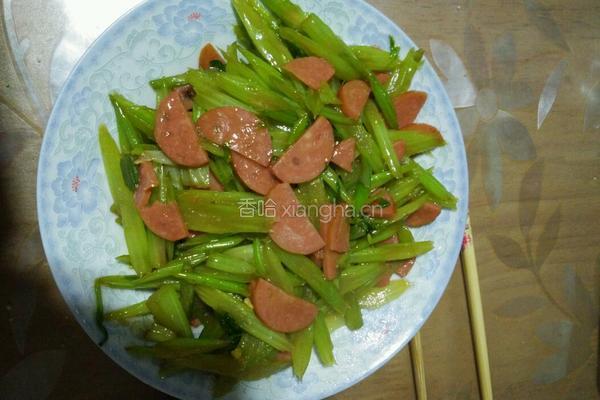 芹菜火腿片
