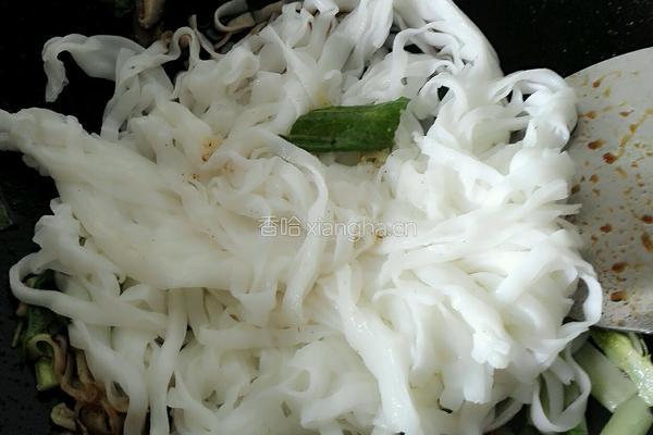 香菇河粉的做法图解5