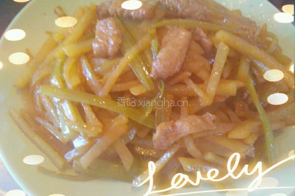 芹菜土豆丝的做法图解8