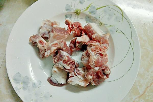 碗豆排骨饭的做法图解2