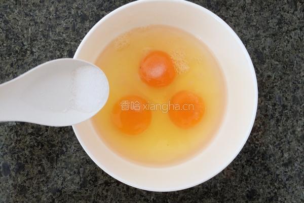 五彩炒饭的做法图解3