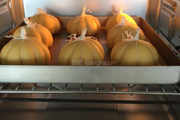 红豆沙南瓜面包的做法图解18