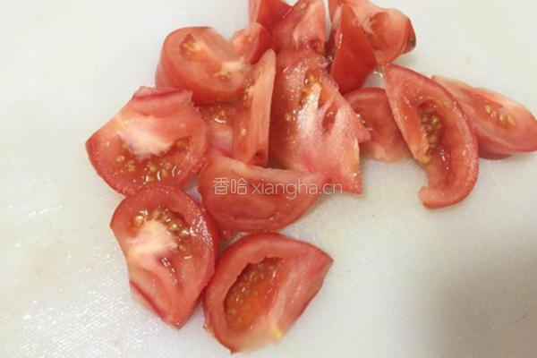 湿炒番茄牛肉米粉的做法图解3