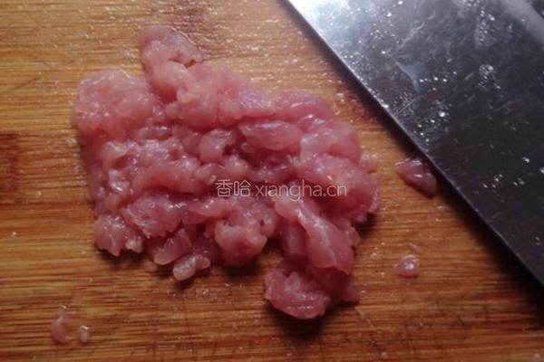 鸡蛋肉末羹的做法图解2