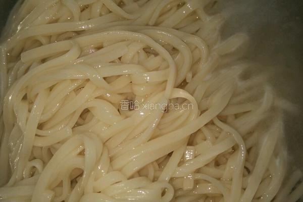 黄瓜鸡蛋火腿面的做法图解4