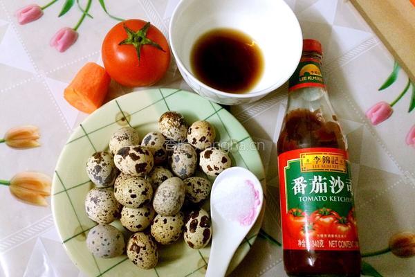 红红火火（糖醋虎皮鹌鹑蛋）的做法图解1